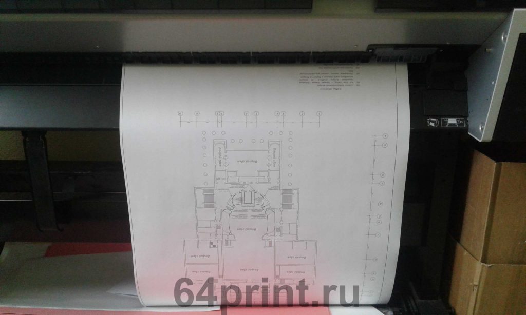 Печать чертежей в домодедово