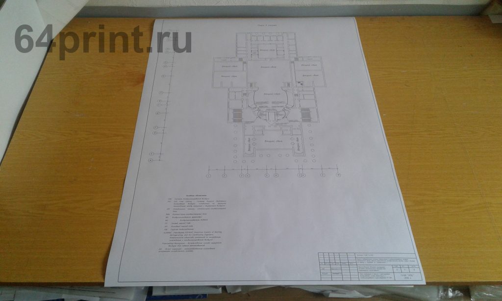 Печать чертежей рязань